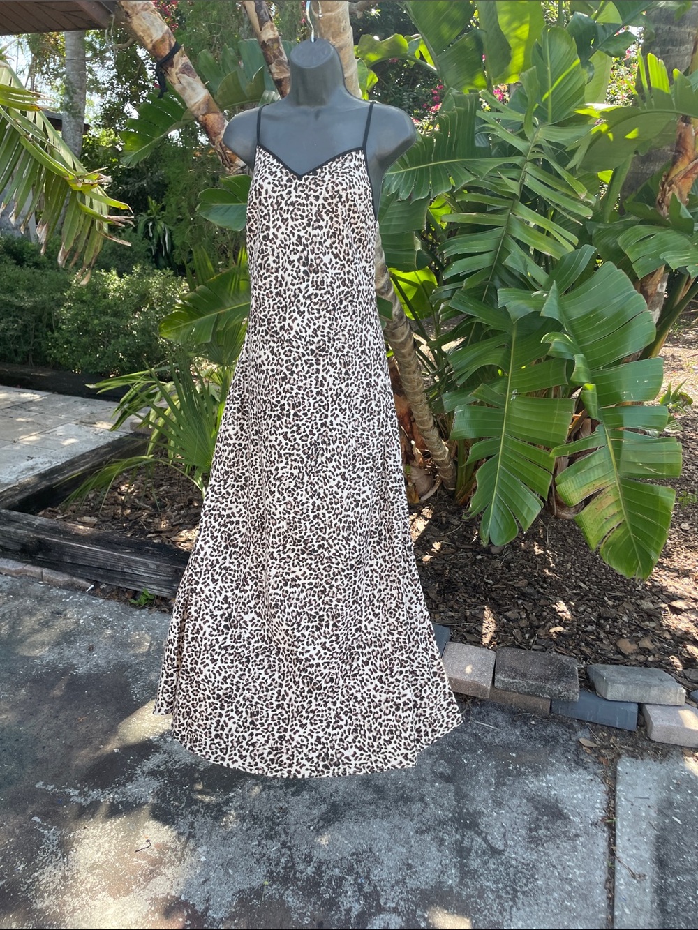 sincerely, Jules leopard print slipped dress